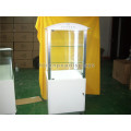 Sturdy Led Lighting Wood And Glass Floor Standing Lockable Liquor Display Cabinet For Stores